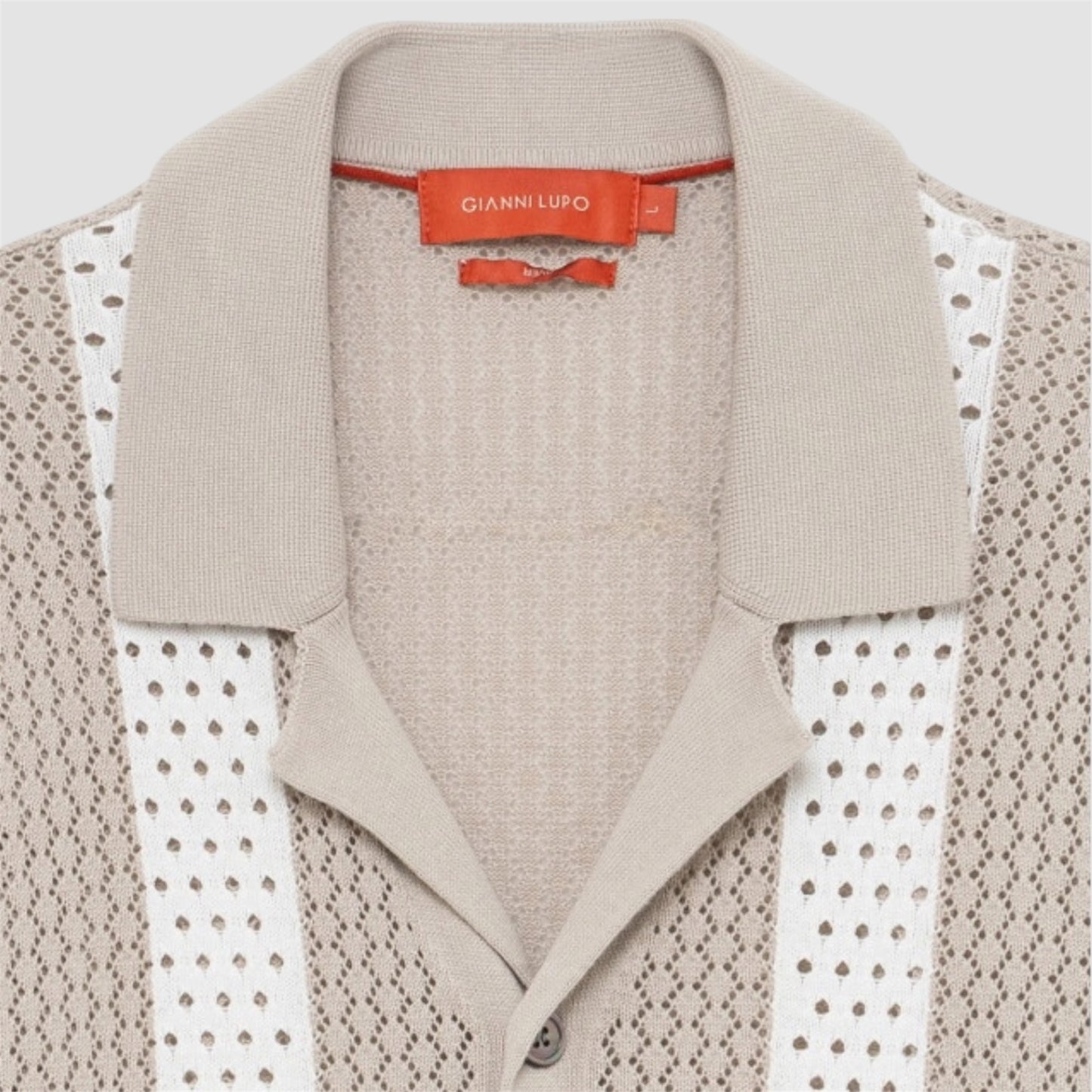 CARDIGAN IN MAGLIA TRAFORATA GIANNI LUPO
