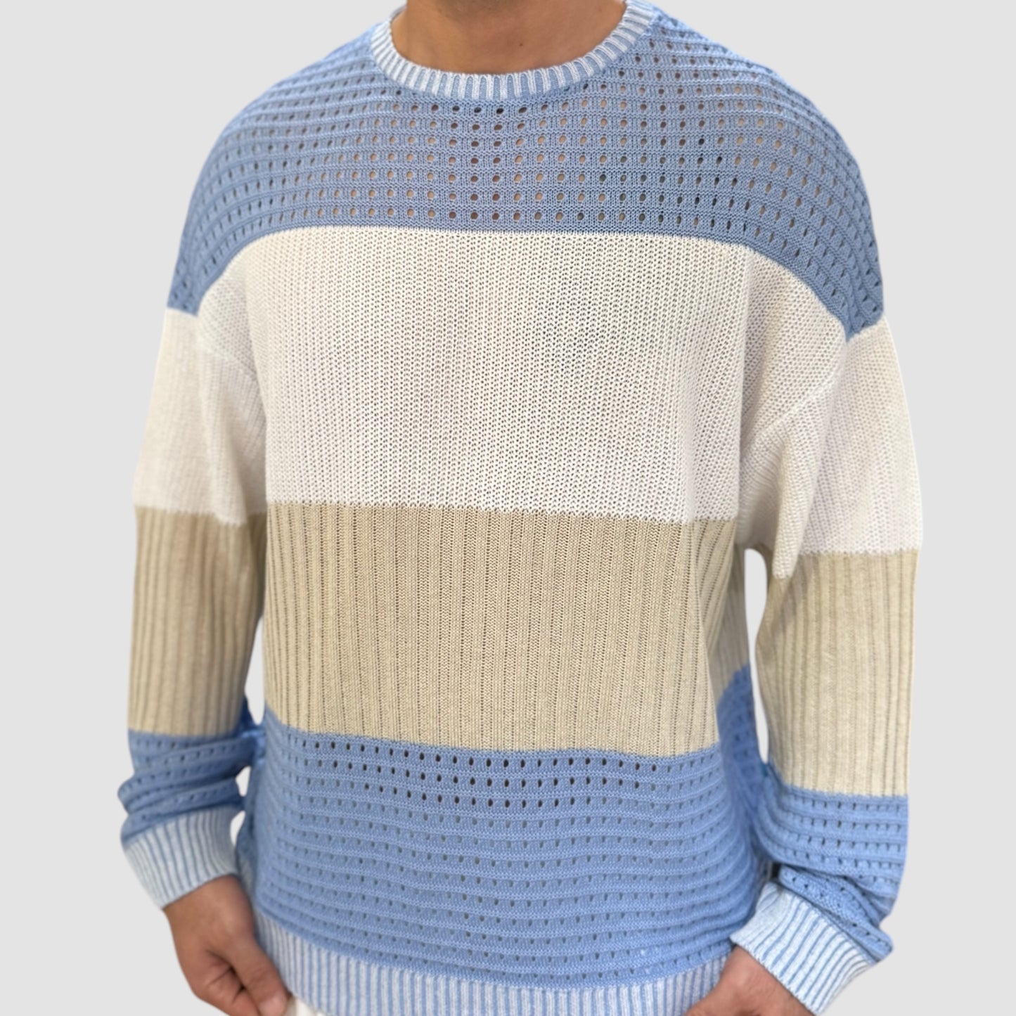 MAGLIA TRAFORATA OVERSIZE NJB