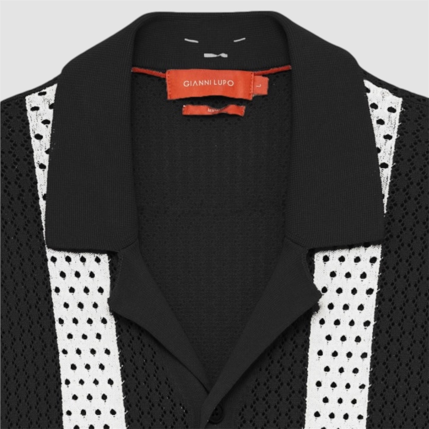 CARDIGAN IN MAGLIA TRAFORATA GIANNI LUPO