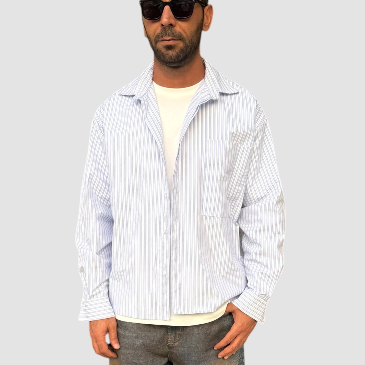 CAMICIA STONDO RIGATA NJB