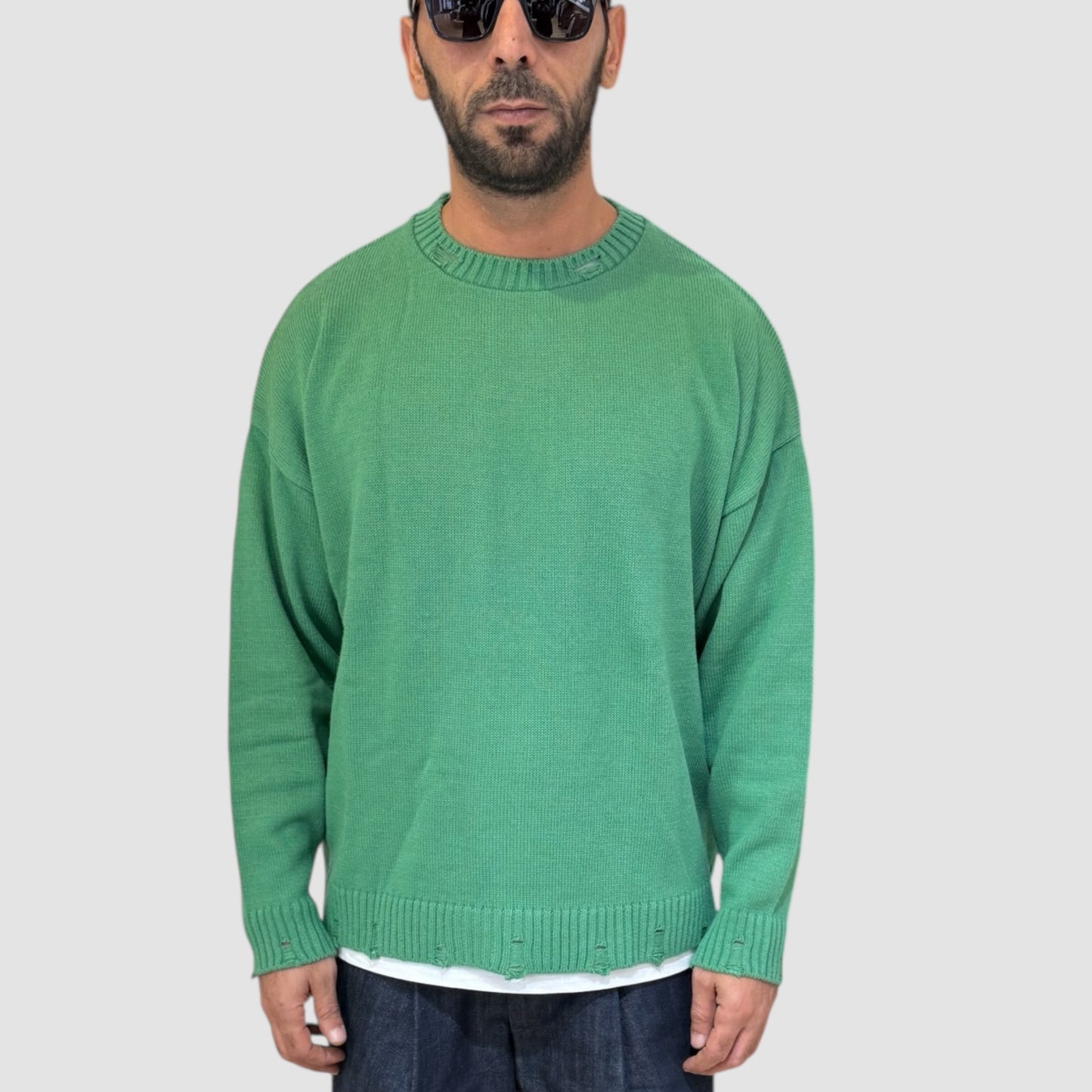 PULLOVER CON ROTTURE NJB