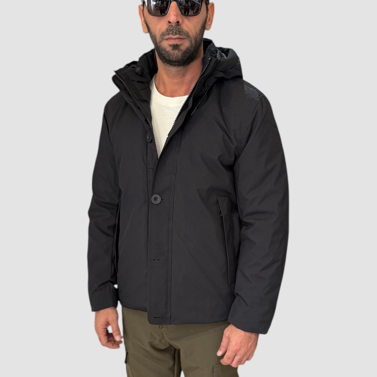 BOMBER CON CAPPUCCIO GALERIE'