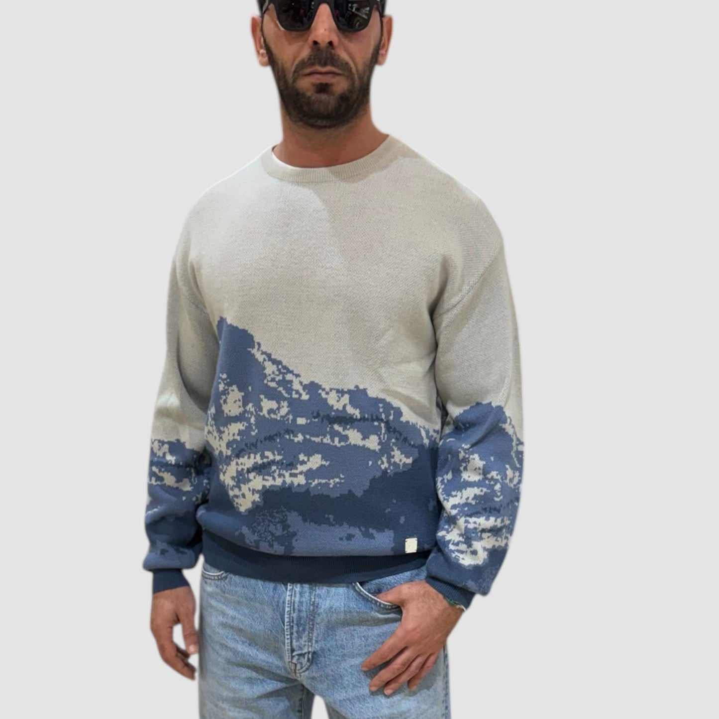 PULLOVER FANTASIA WOOL BLEND