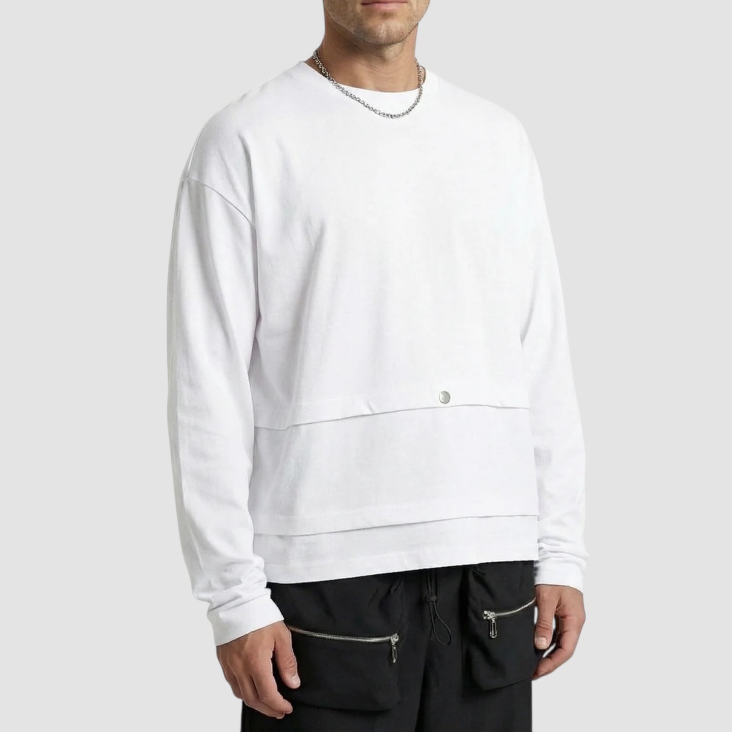 MAGLIA TRIPLE LONG SLEEVE BLACK CIRCUS