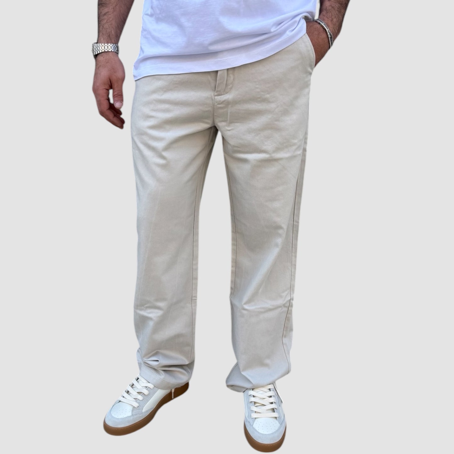 PANTALONE CHINO FONDO AMPIO GIANNI LUPO