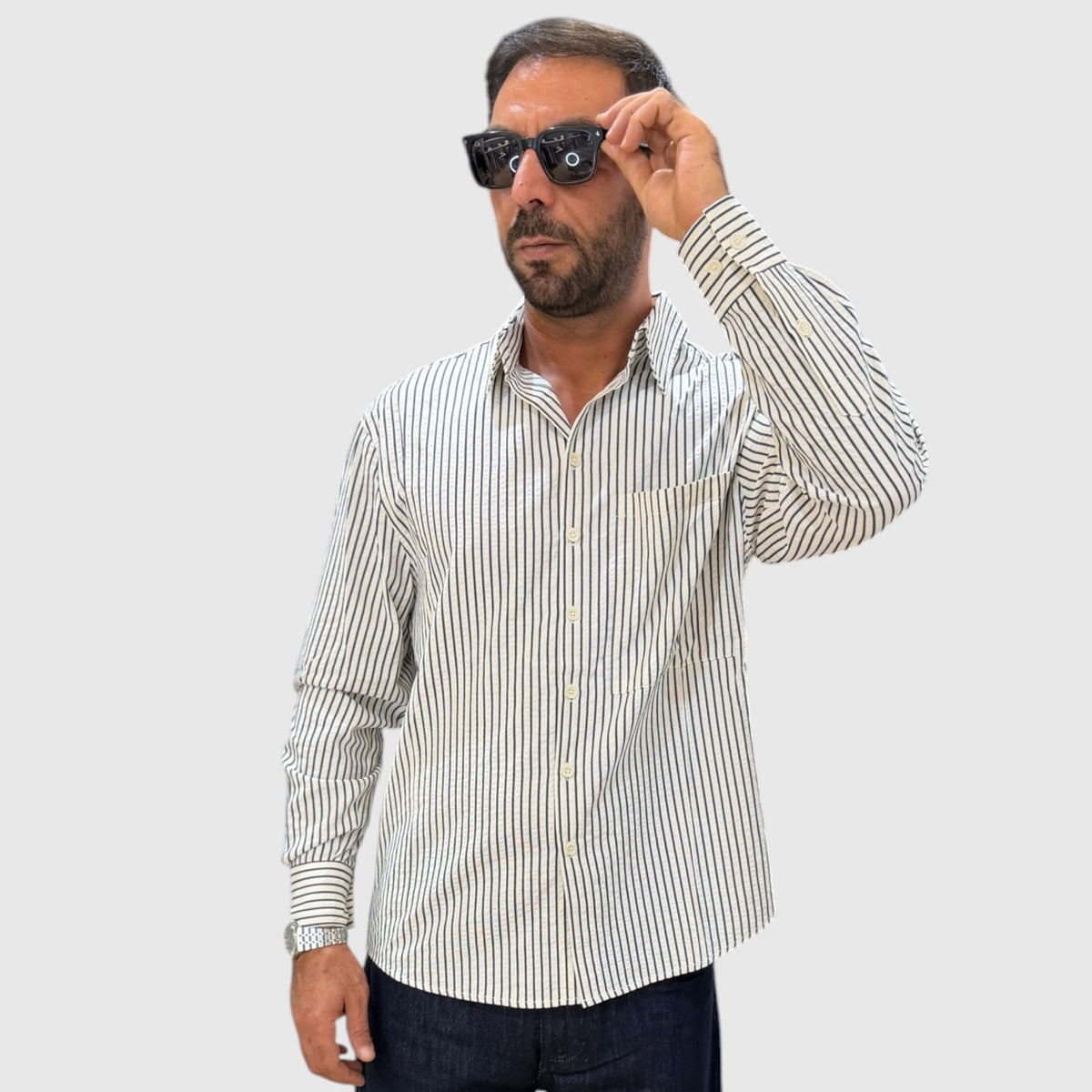 CAMICIA OVER GALERIE' IN 2 COLORI