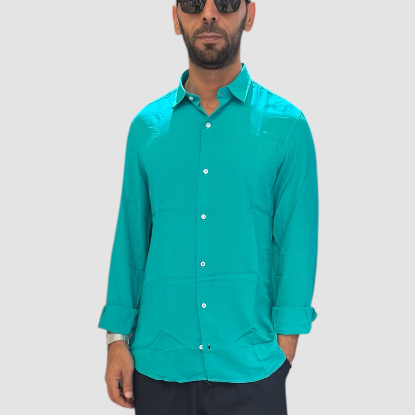 CAMICIA IN VISCOSA NJB