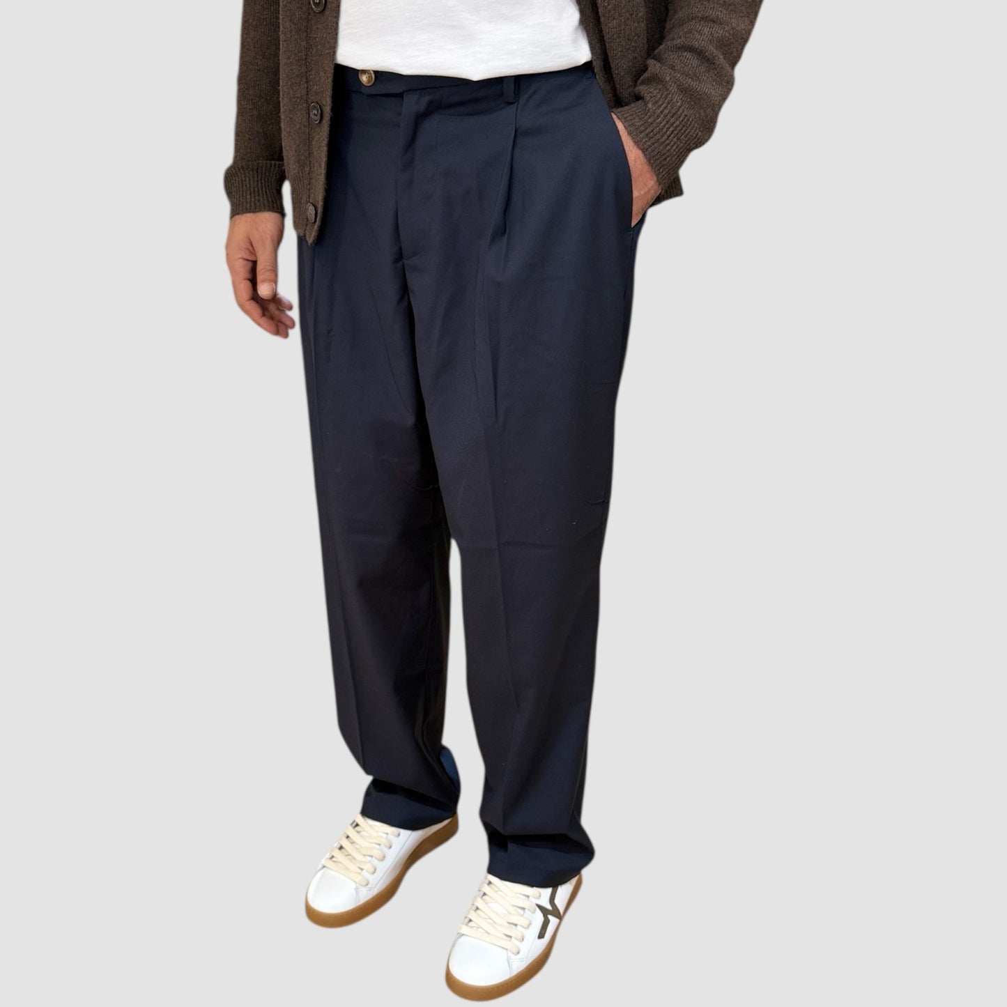 PANTALONE FONDO AMPIO GALERIE' DISPONIBILE IN 3 COLORI