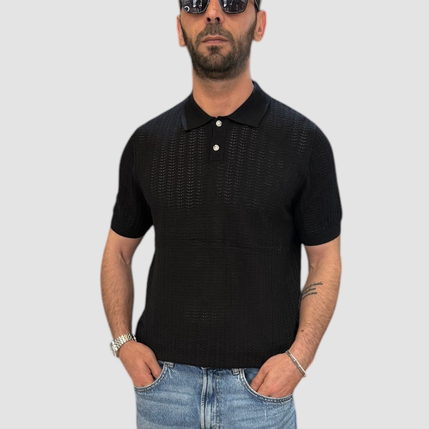 POLO ATENE GALERIE' DISP. IN DUE COLORI
