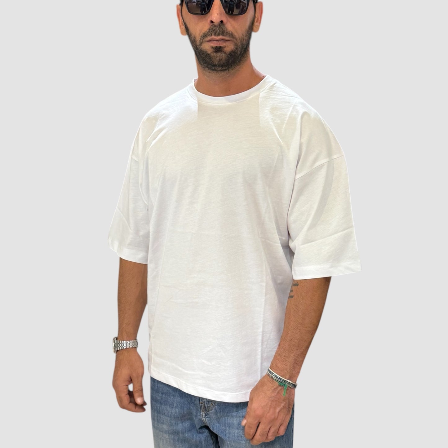 T-SHIRT MANICA 3/4 WHITE NJB