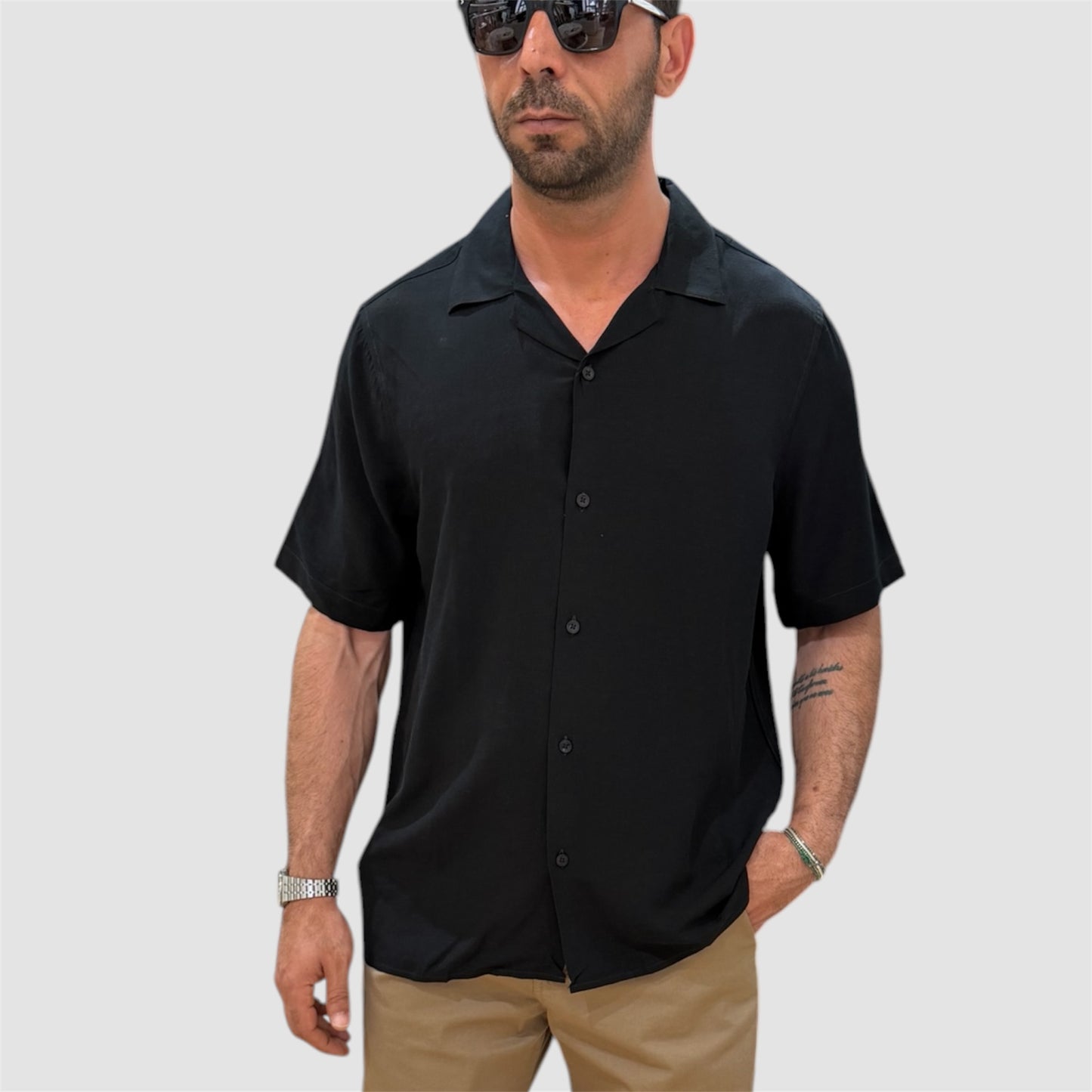 CAMICIA VISCOSA LINO PHILOTINTO