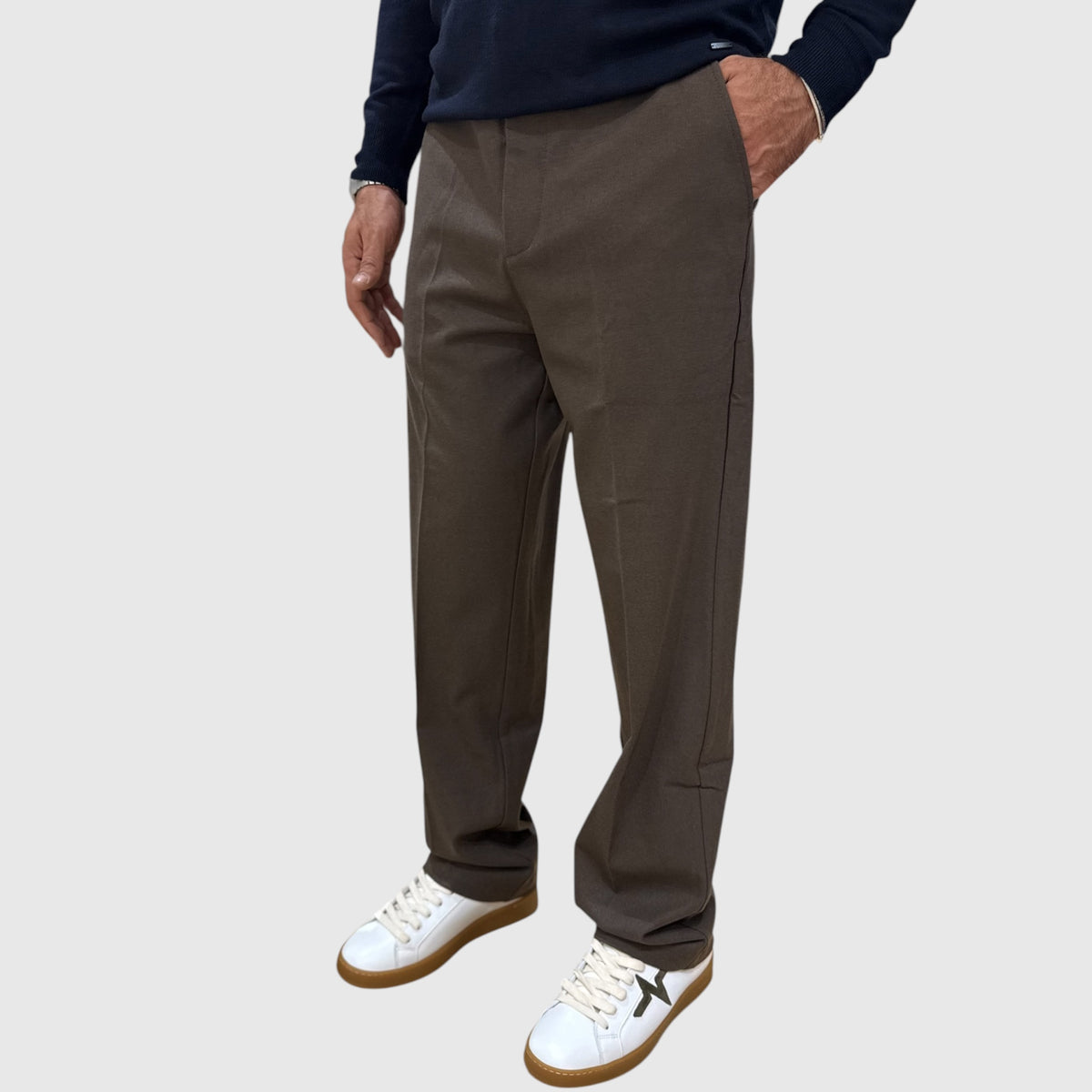 PANTALONE FONDO AMPIO GIANNI LUPO IN 3 COLORI