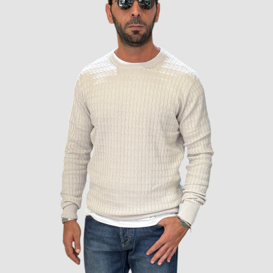 MAGLIA CON TRAMA INTRECCIATA 1561G