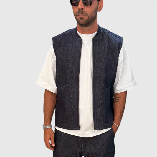 GILET IN DENIM ANERKJENDT