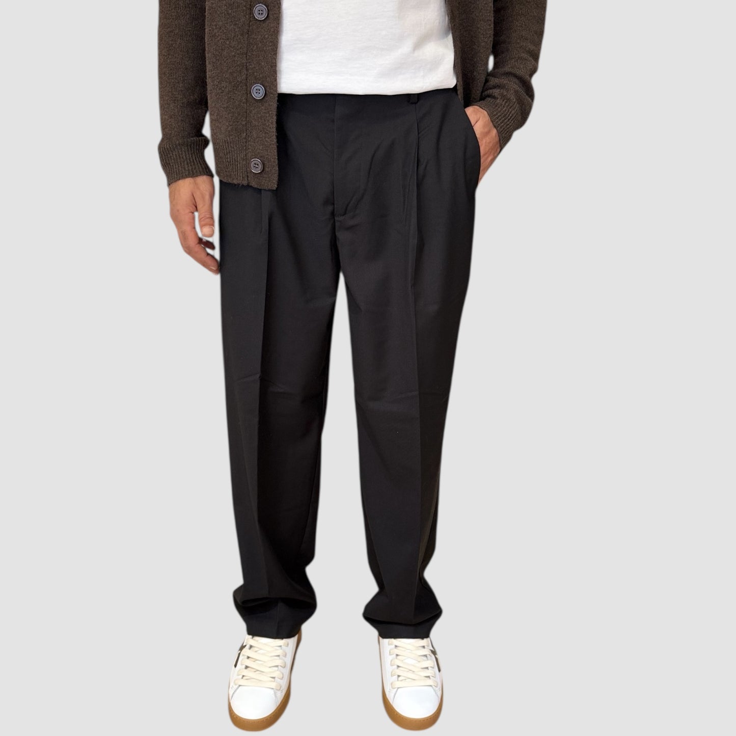 PANTALONE FONDO AMPIO GALERIE' DISPONIBILE IN 3 COLORI