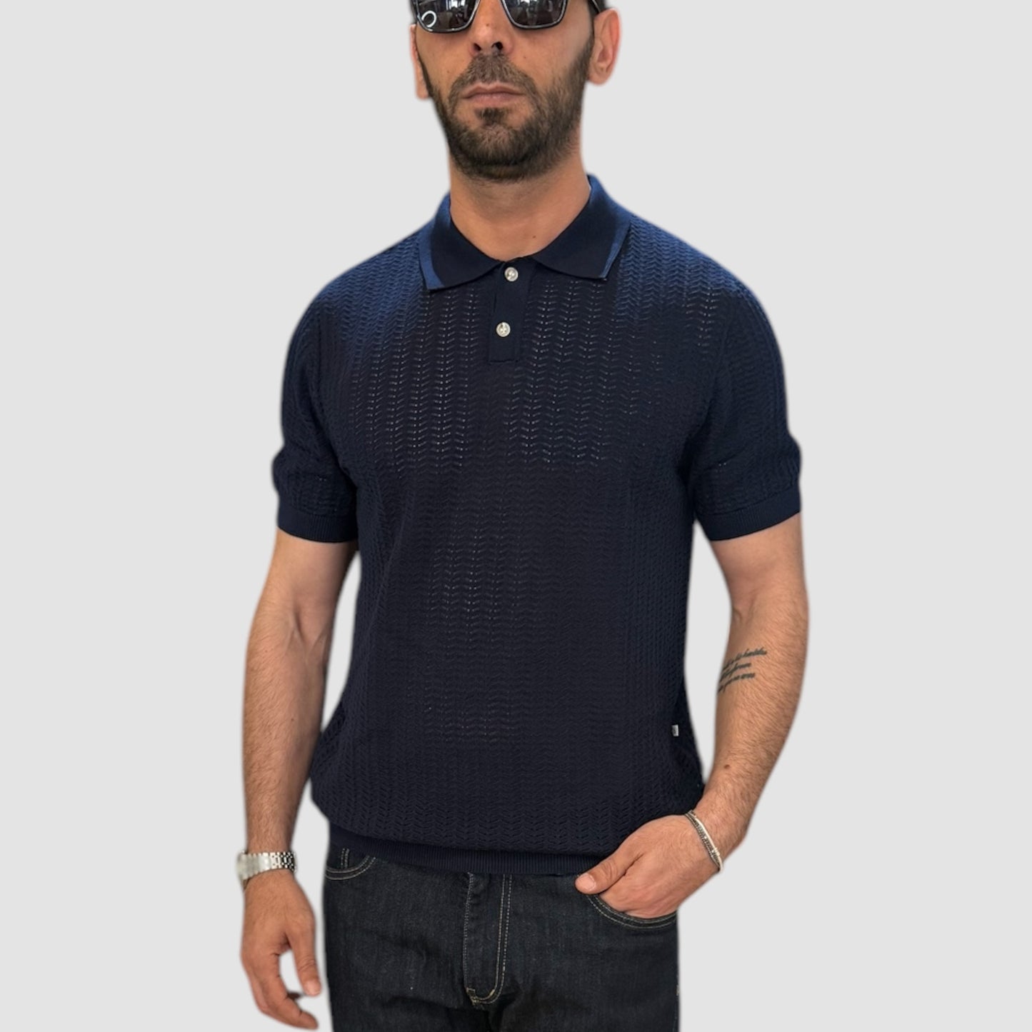 POLO ATENE GALERIE' DISP. IN DUE COLORI