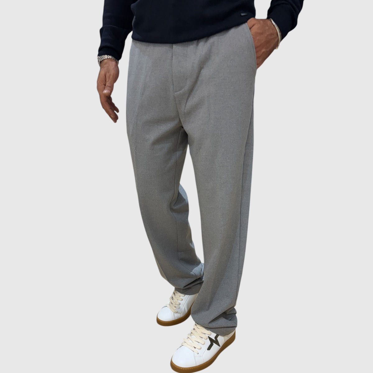 PANTALONE FONDO AMPIO GIANNI LUPO IN 3 COLORI