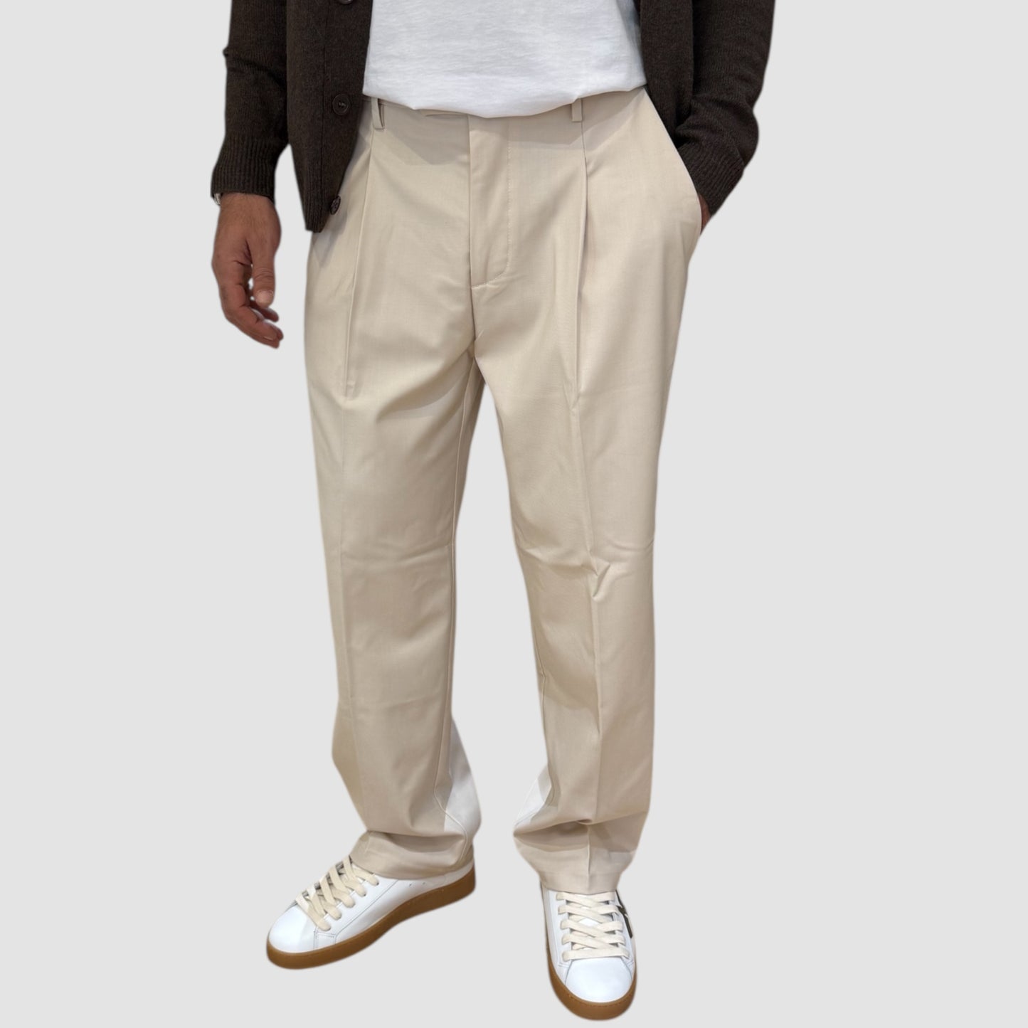 PANTALONE FONDO AMPIO GALERIE' DISPONIBILE IN 3 COLORI