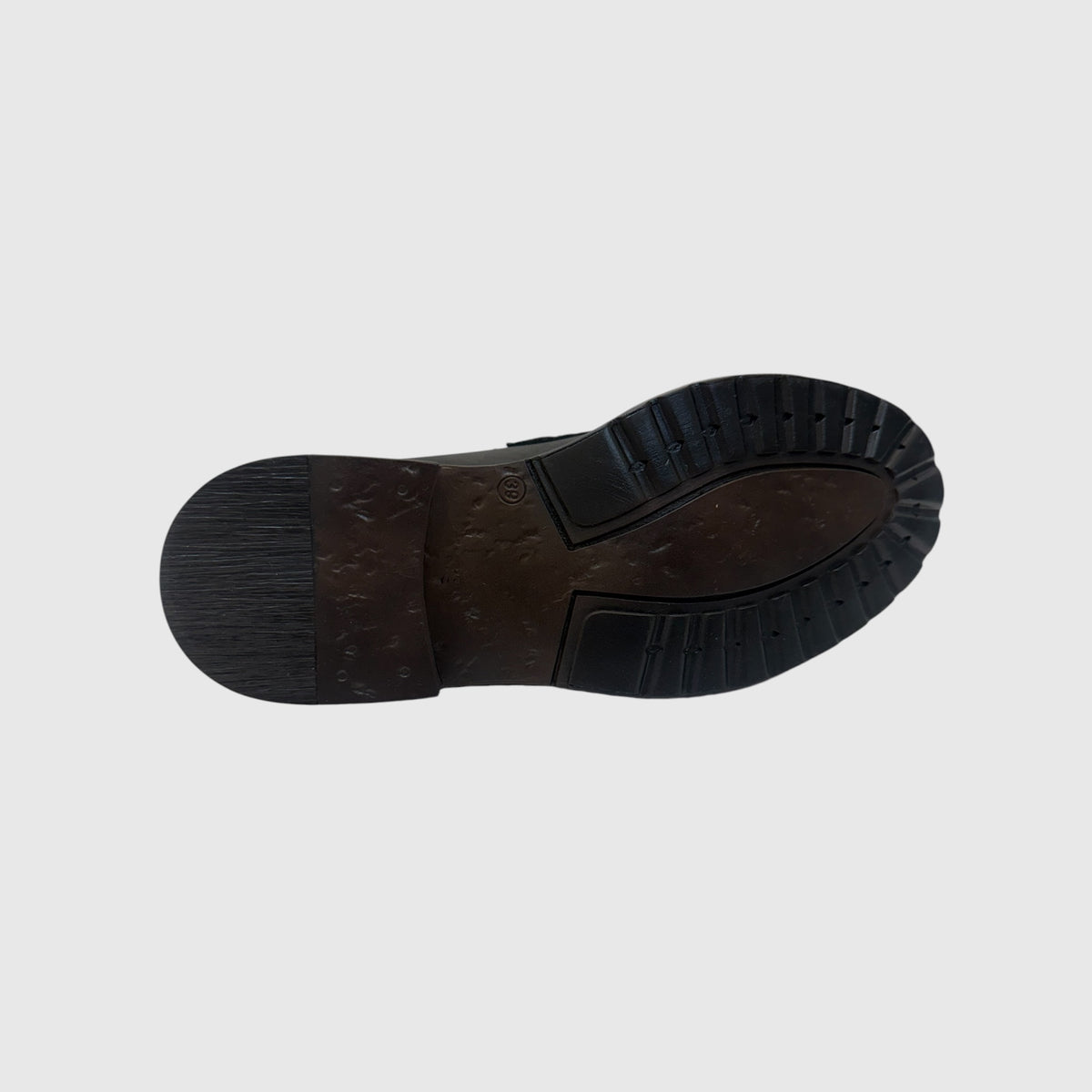 MOCASSINO IN PELLE E CAMOSCIO