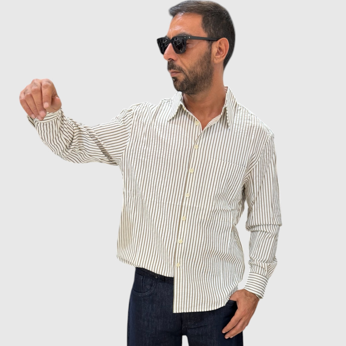 CAMICIA OVER GALERIE' IN 2 COLORI
