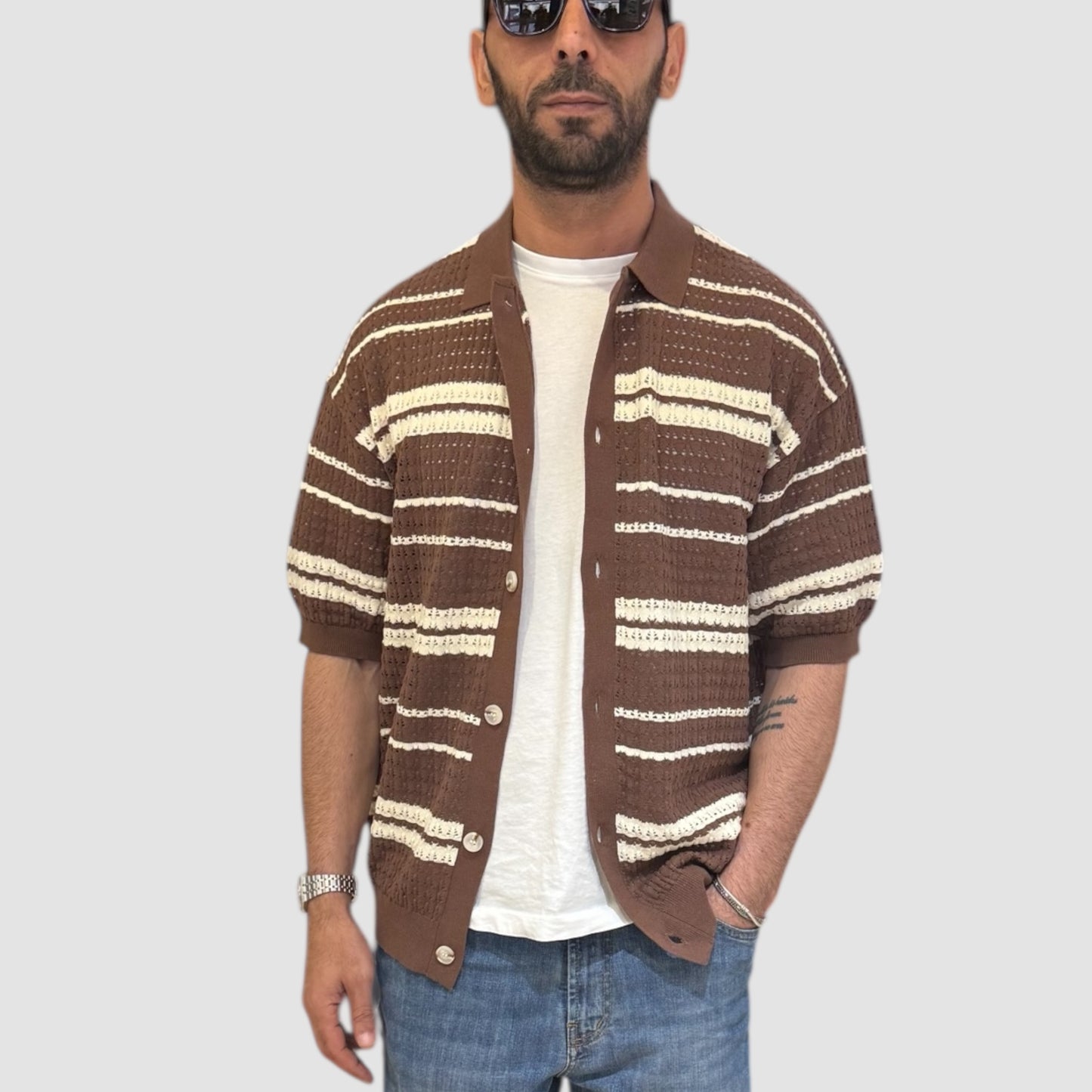 CARDIGAN MACRAME'