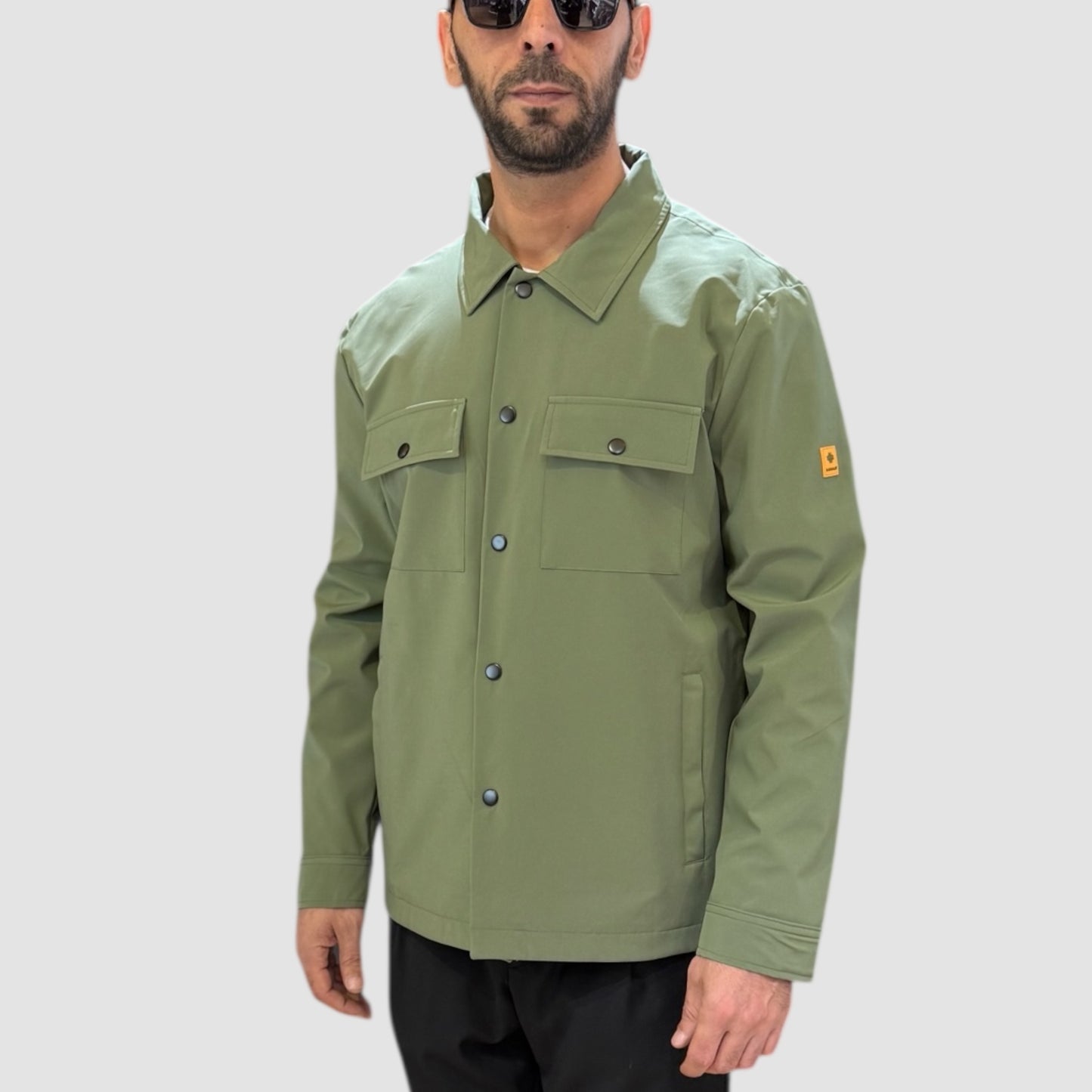 GIACCA IMPERMEABILE VERDE SQUAD2