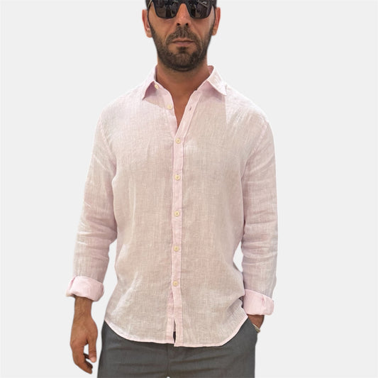 CAMICIA IN LINO PHILOTINTO IN 4 COLORI