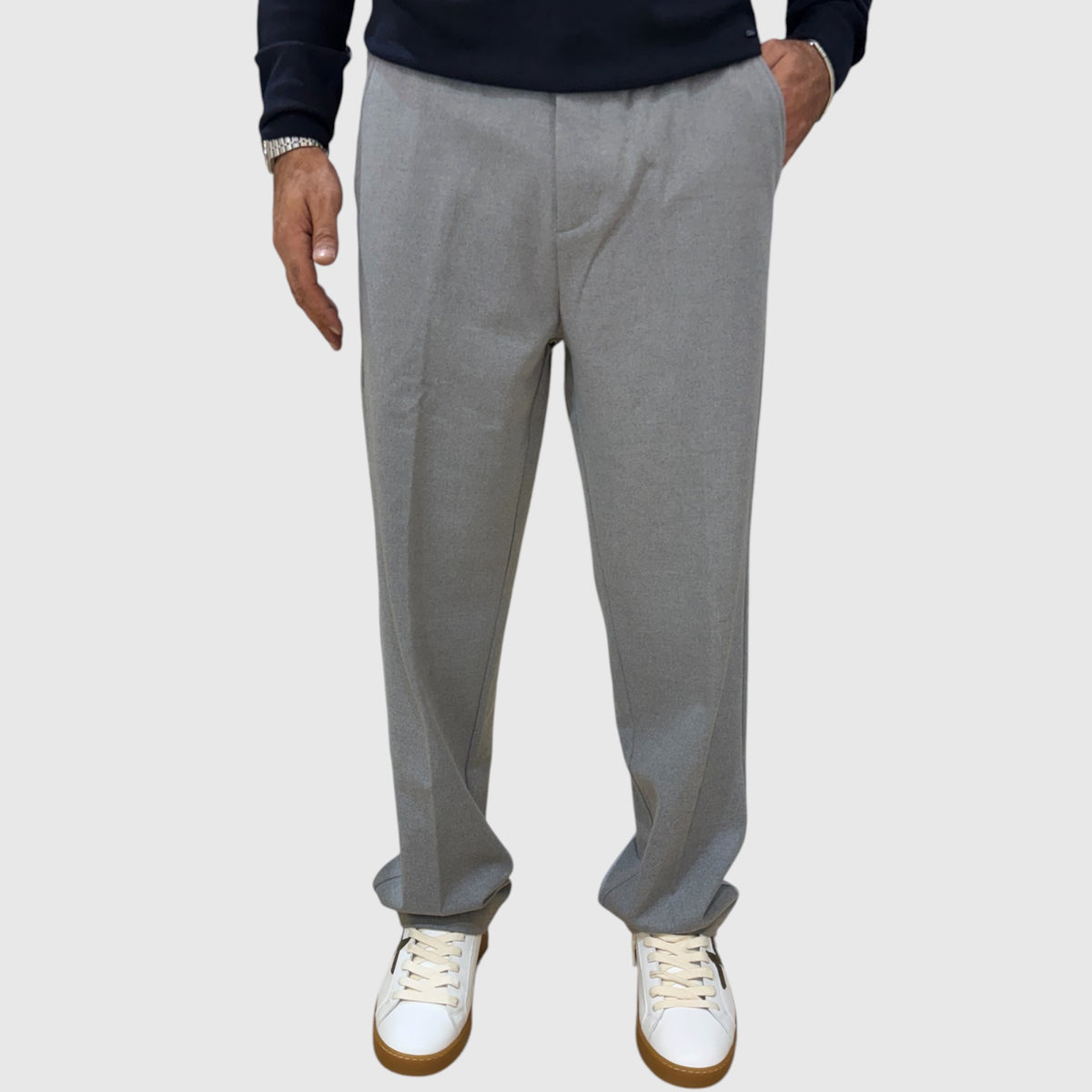 PANTALONE FONDO AMPIO GIANNI LUPO IN 3 COLORI