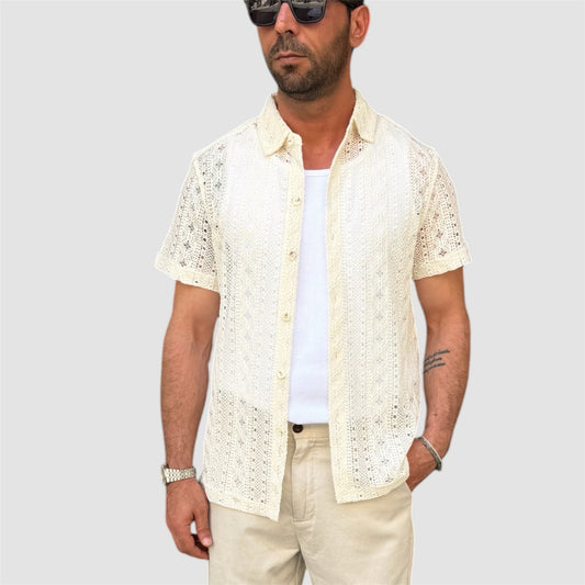CAMICIA IN PIZZO GIANNI LUPO