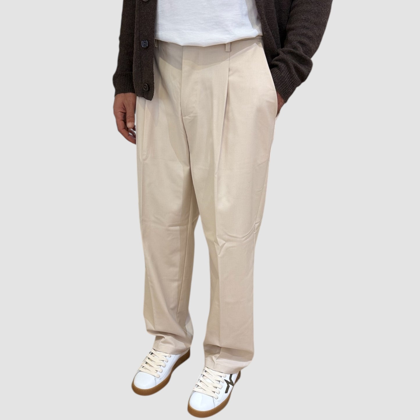 PANTALONE FONDO AMPIO GALERIE' DISPONIBILE IN 3 COLORI