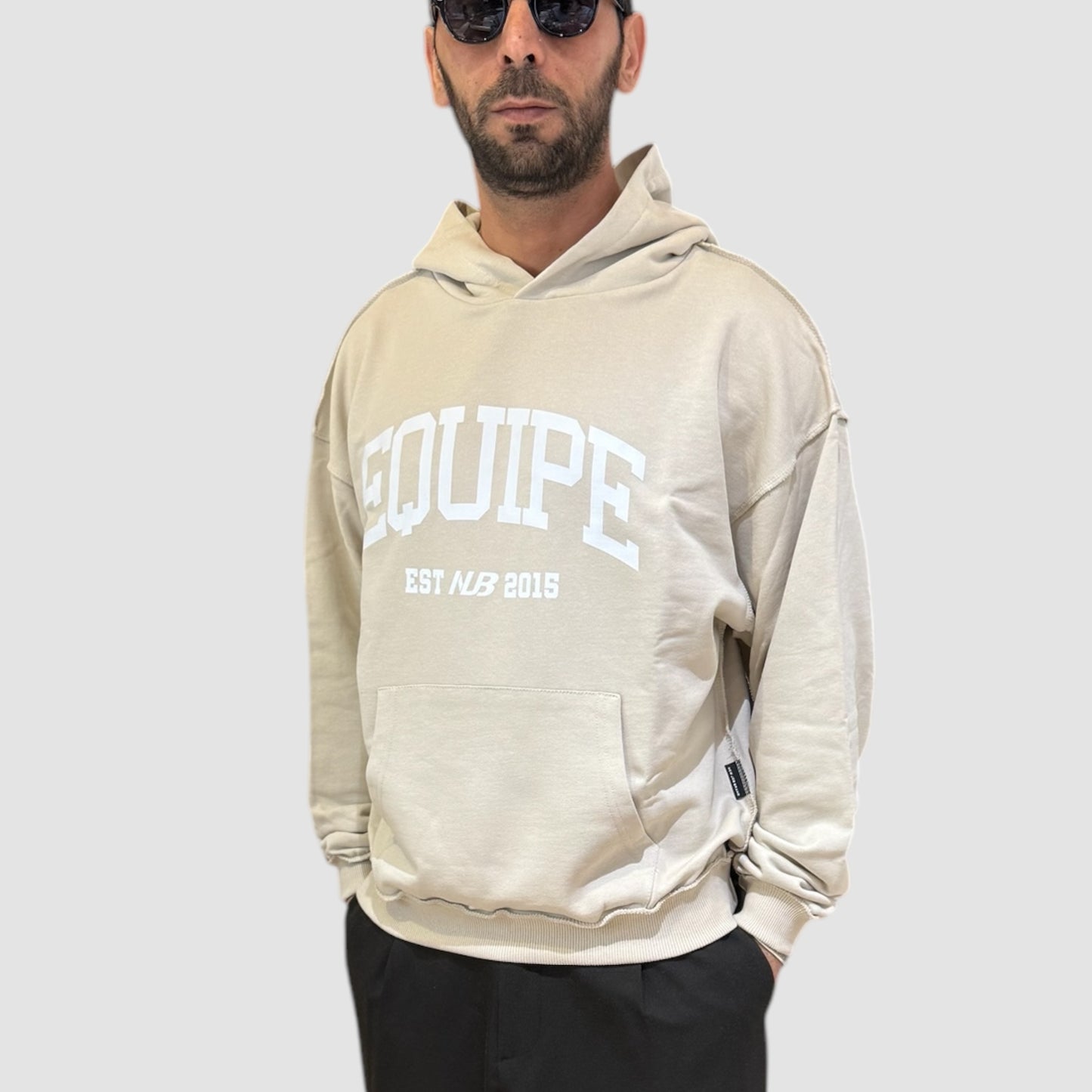 FELPA EQUIPE CON CUCITURA ESTERNA NJB