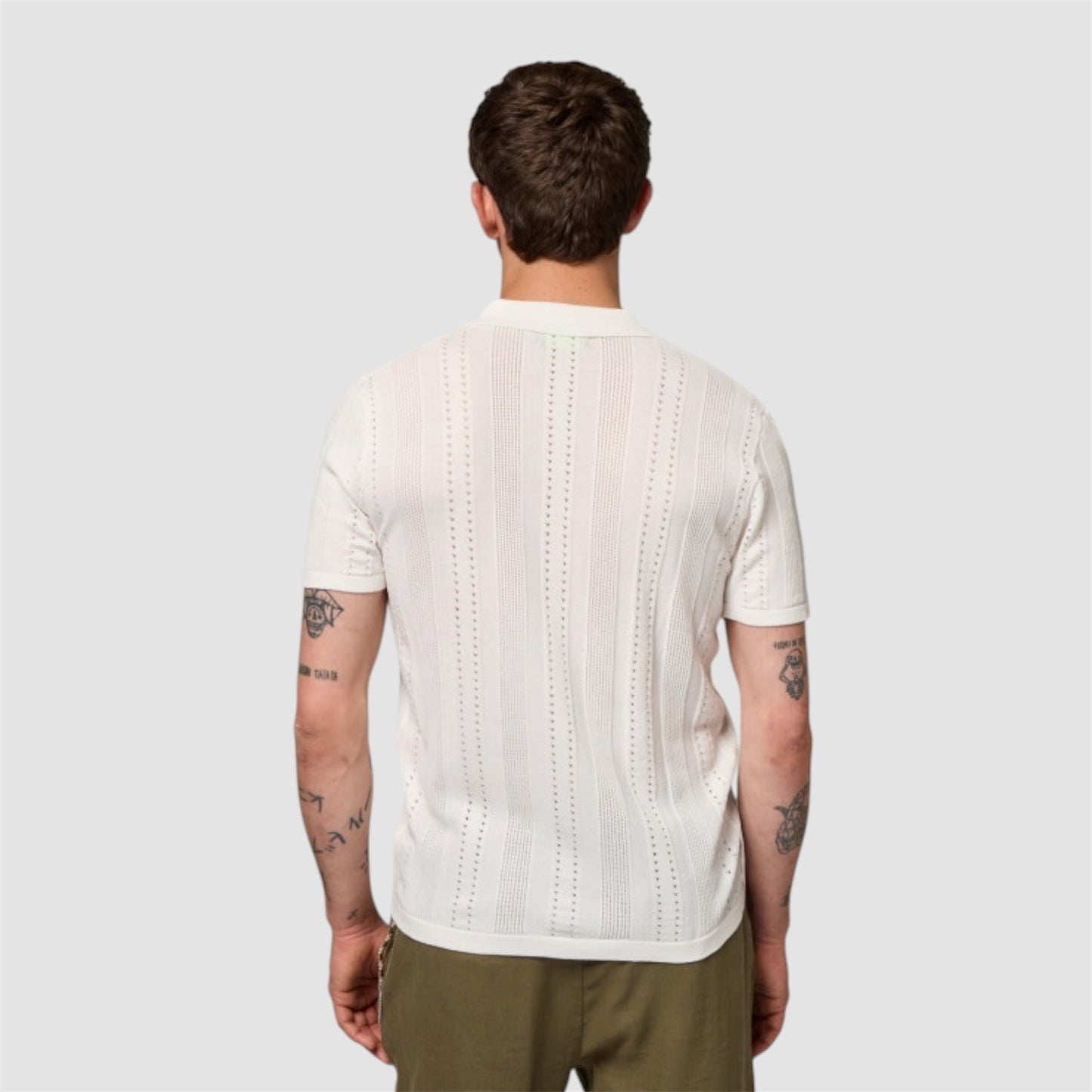 CARDIGAN IN MAGLIA CON TRASPARENZE GIANNI LUPO