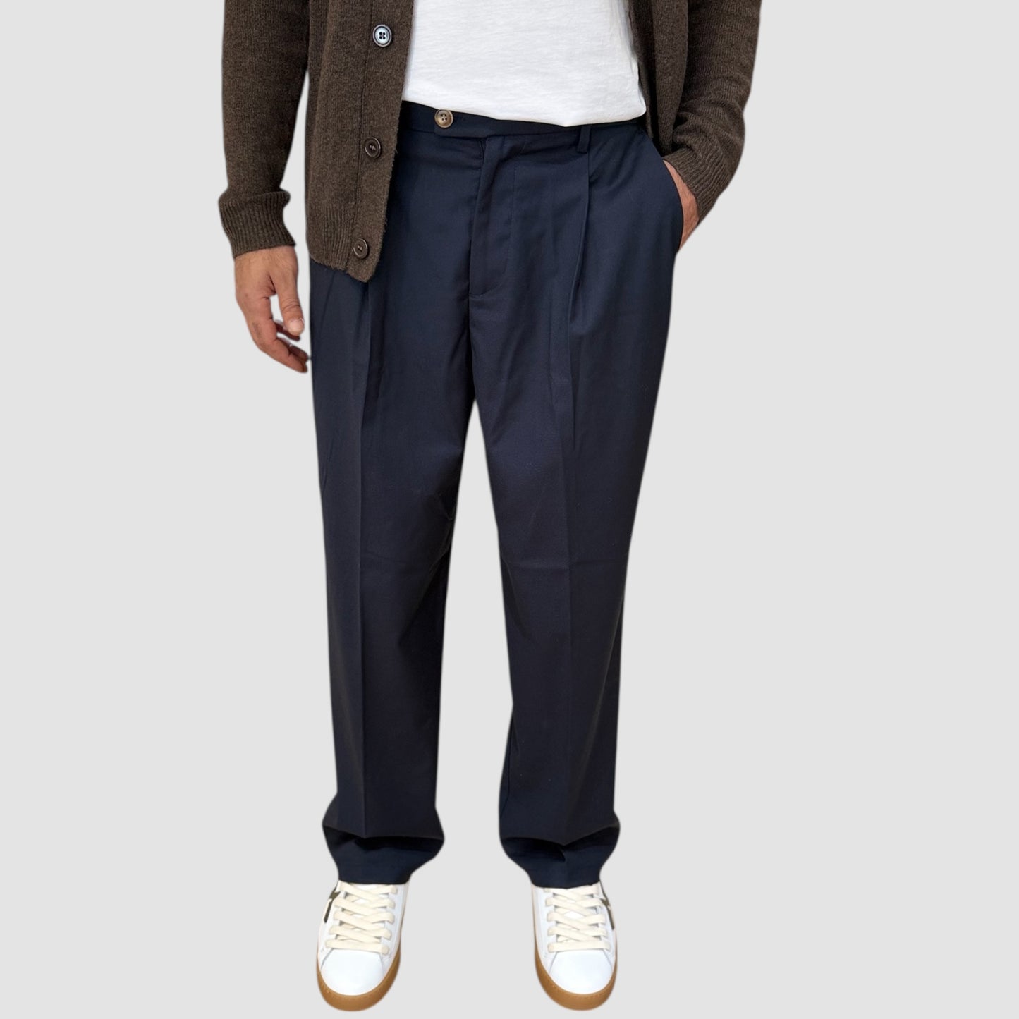 PANTALONE FONDO AMPIO GALERIE' DISPONIBILE IN 3 COLORI