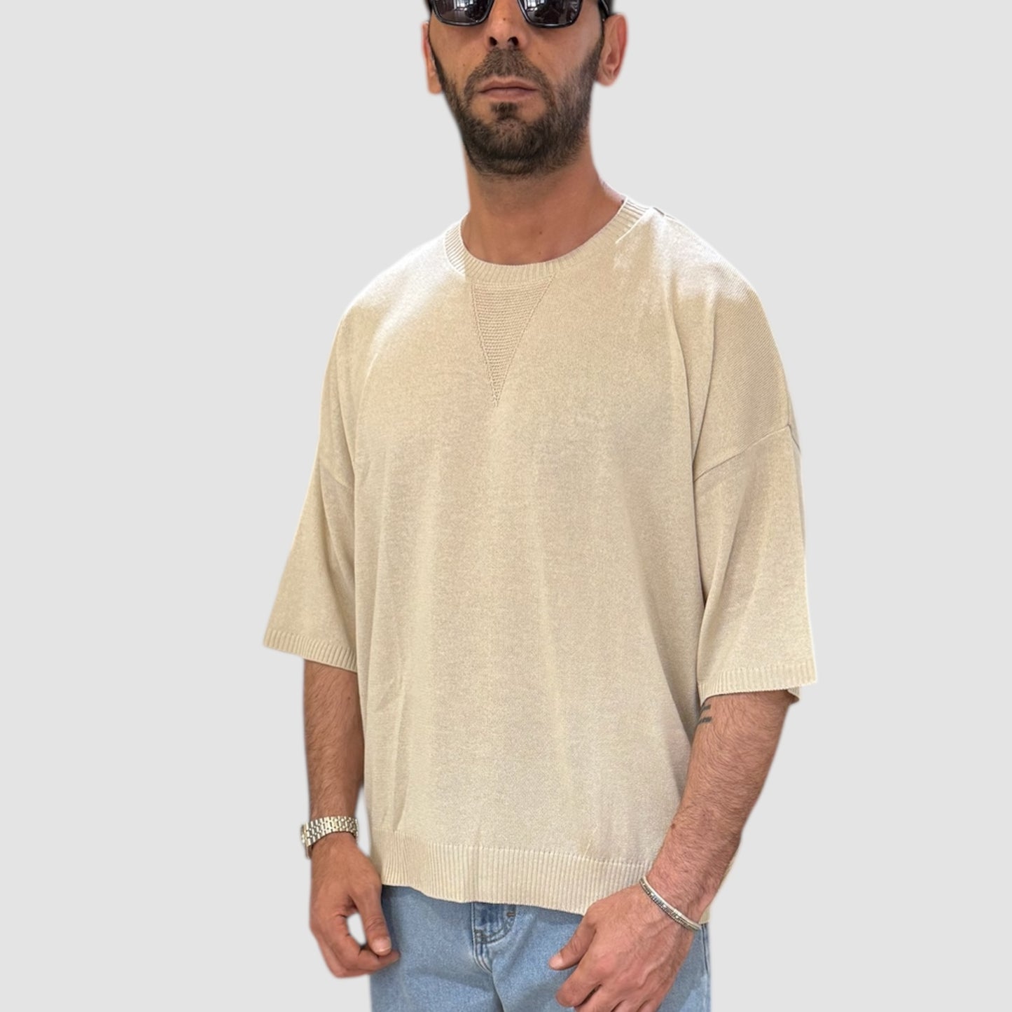 MAGLIA IN FILO OVERSIZE NJB