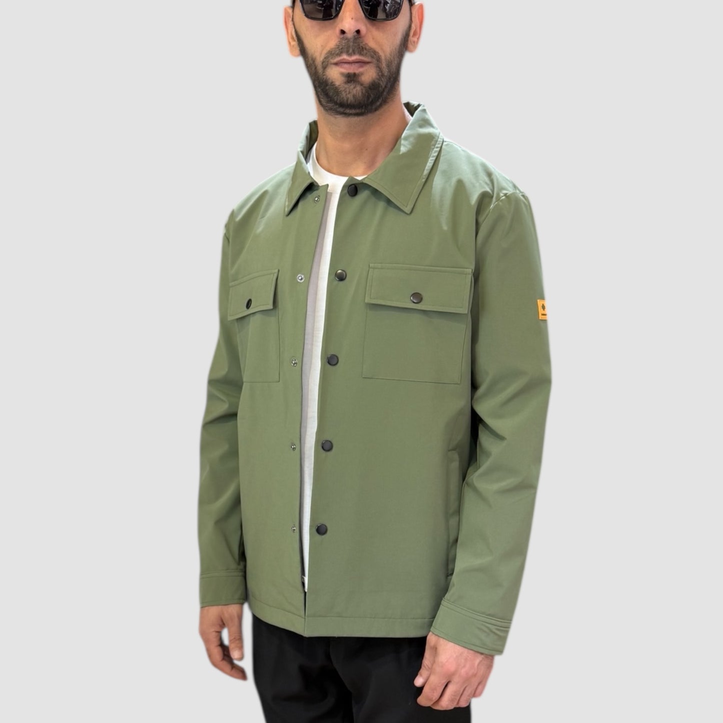 GIACCA IMPERMEABILE VERDE SQUAD2