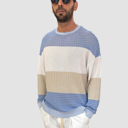 MAGLIA TRAFORATA OVERSIZE NJB