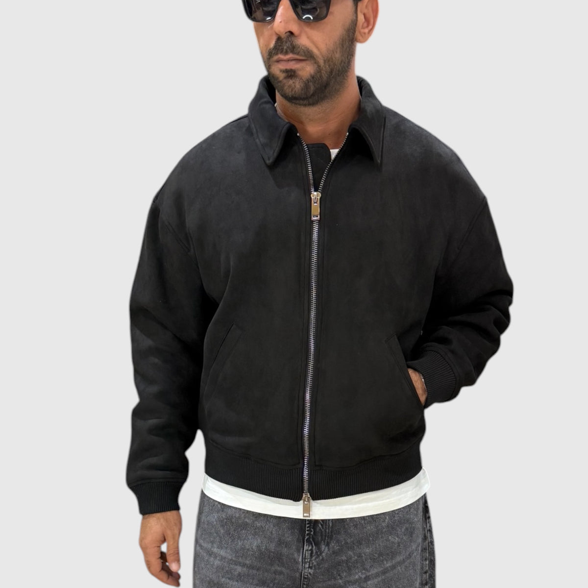 BOMBER CROP GALERIE' IN 2 COLORI