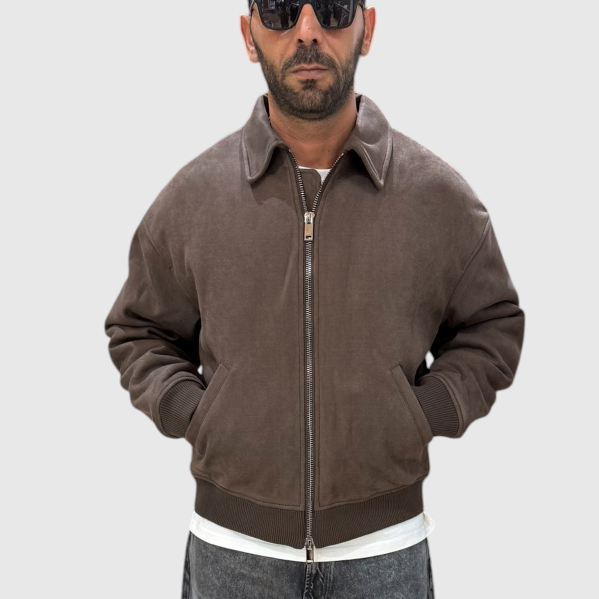 BOMBER CROP GALERIE' IN 2 COLORI