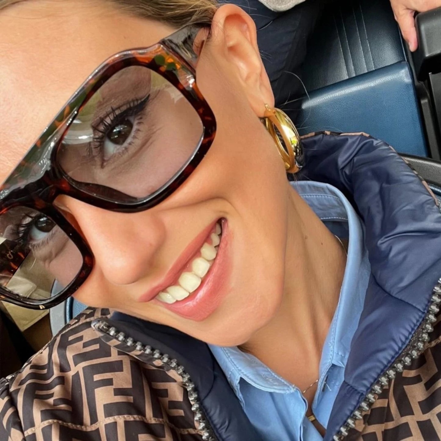 ROMA TARTARUGATO VERDE OS SUNGLASSES