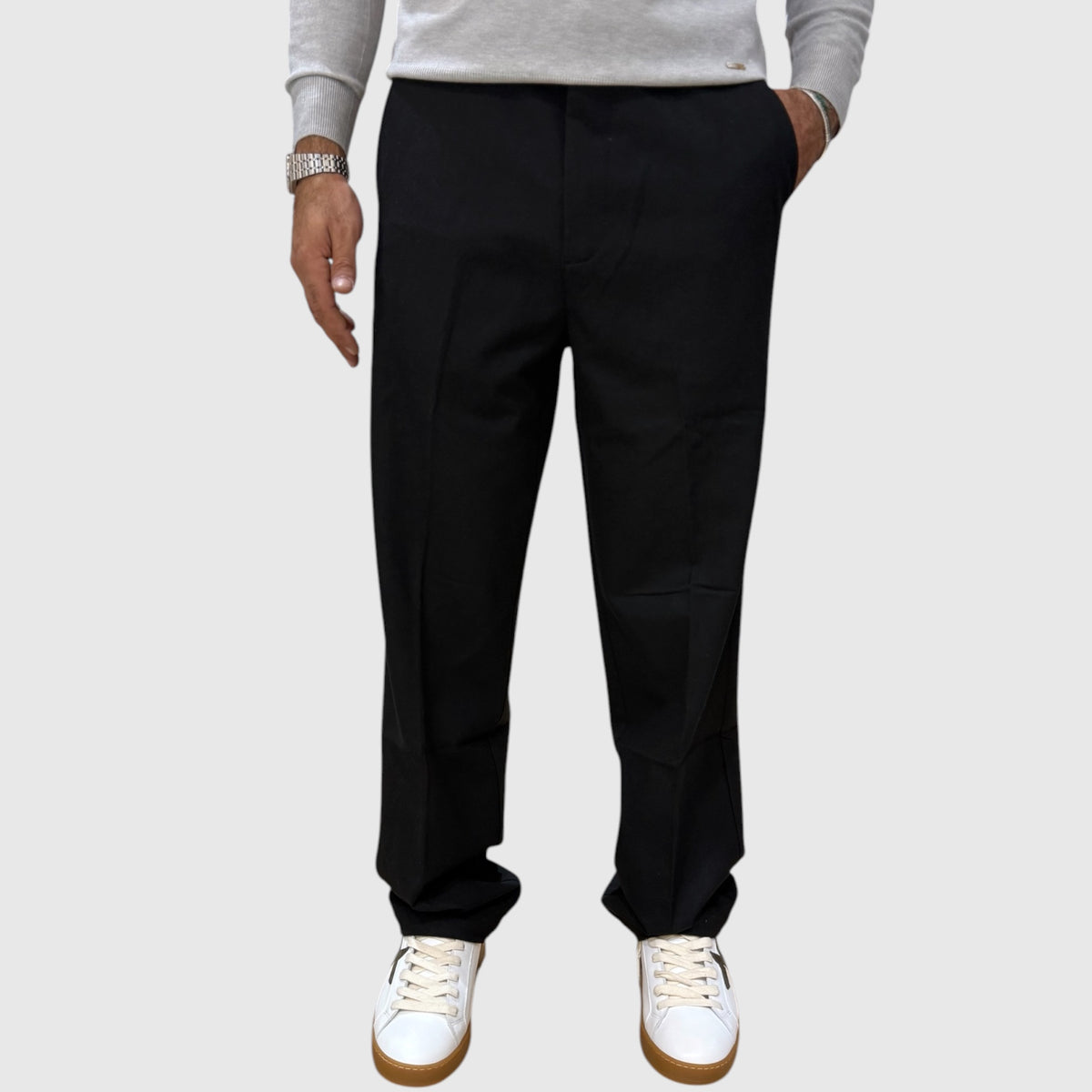 PANTALONE FONDO AMPIO GIANNI LUPO IN 3 COLORI
