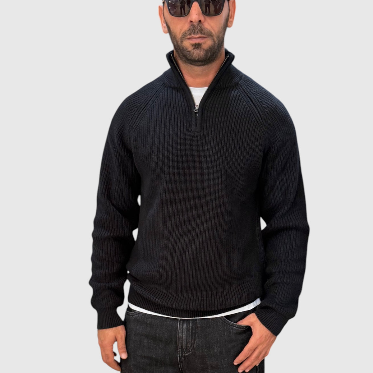 MAGLIA COLLO ZIP ANERKJENDT