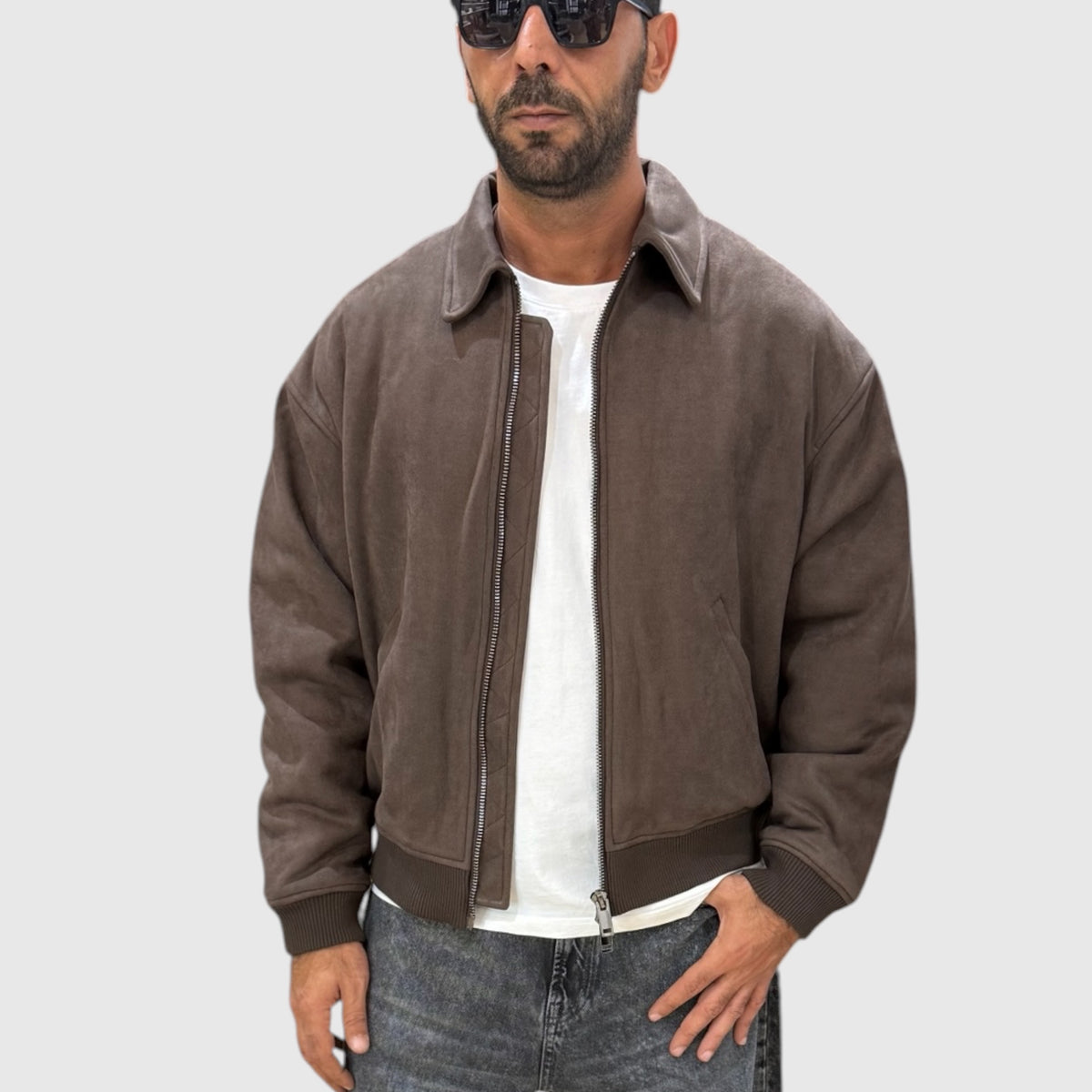 BOMBER CROP GALERIE' IN 2 COLORI