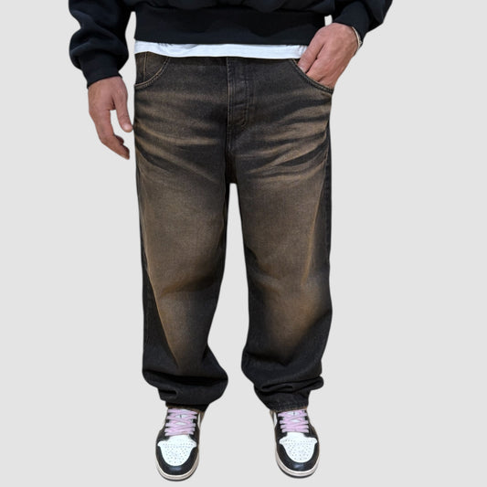 JEANS BAGGY BRONZO