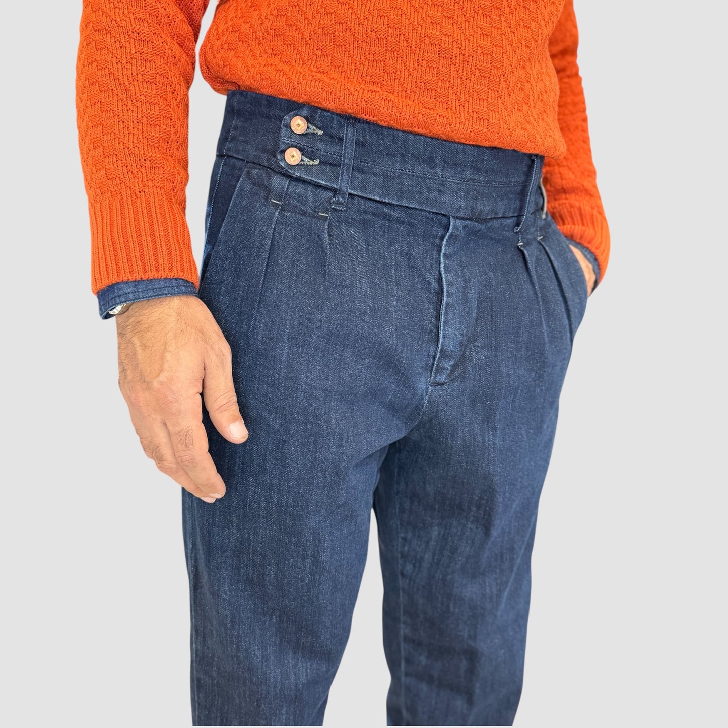 JEANS GURKHA CREMININI SQUAD2