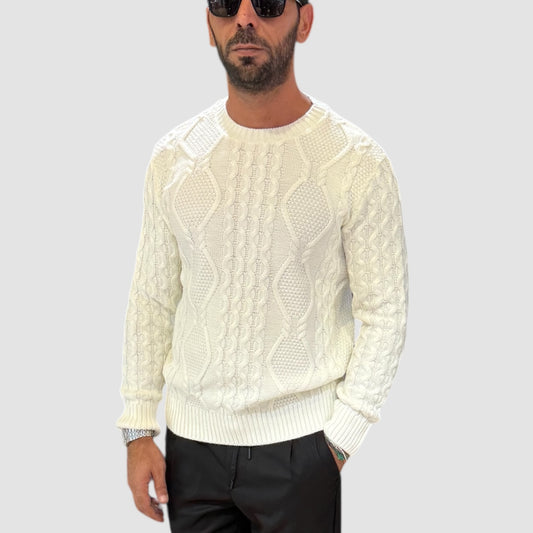 MAGLIA CON TRAMA 2035 DISPONIBILE IN 2 COLORI