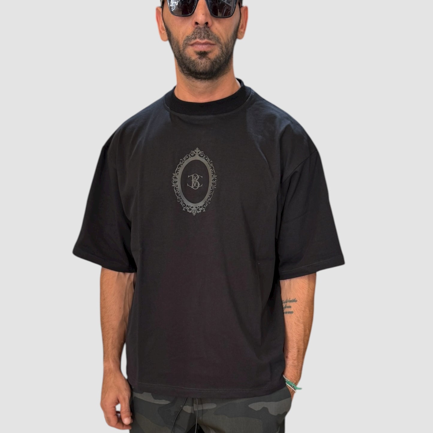 T-SHIRT PARIS CON STAMPA A RILIEVO