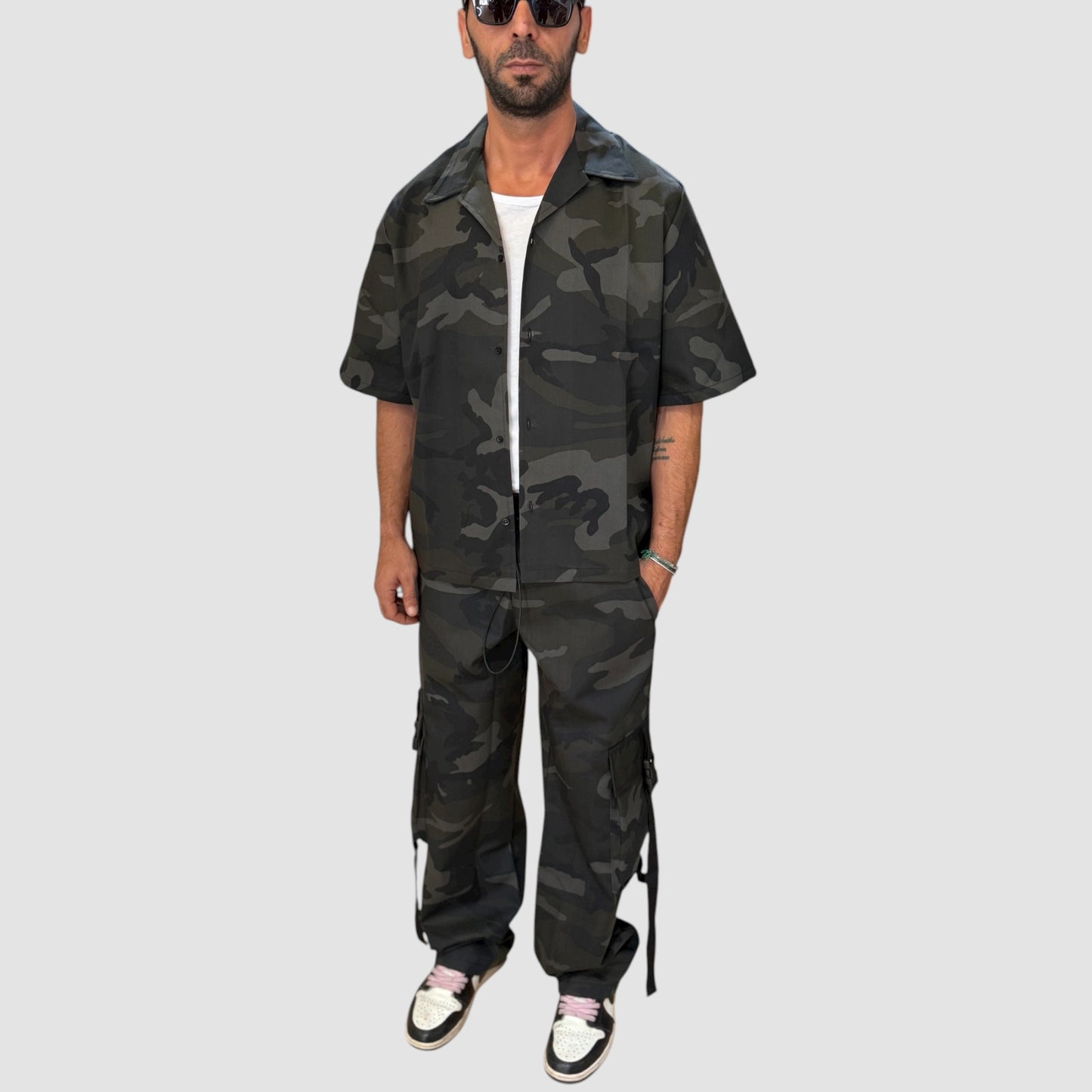 COORDINATO CARGO ARMY CAMOUFLAGE