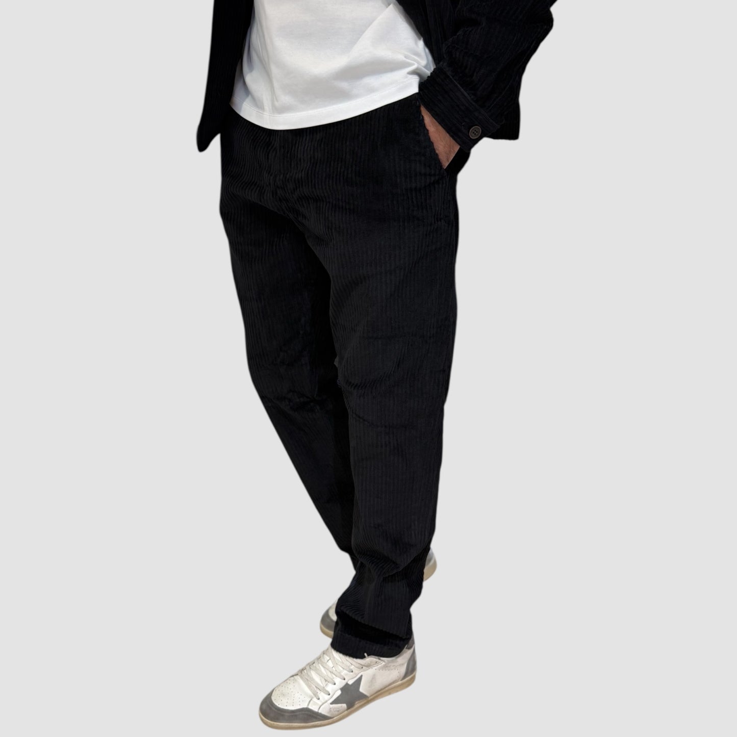 PANTALONE IN VELLUTO A COSTINE DISPONIBILE IN 2 COLORI