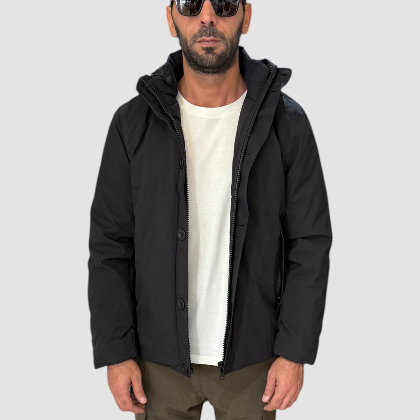 BOMBER CON CAPPUCCIO GALERIE'