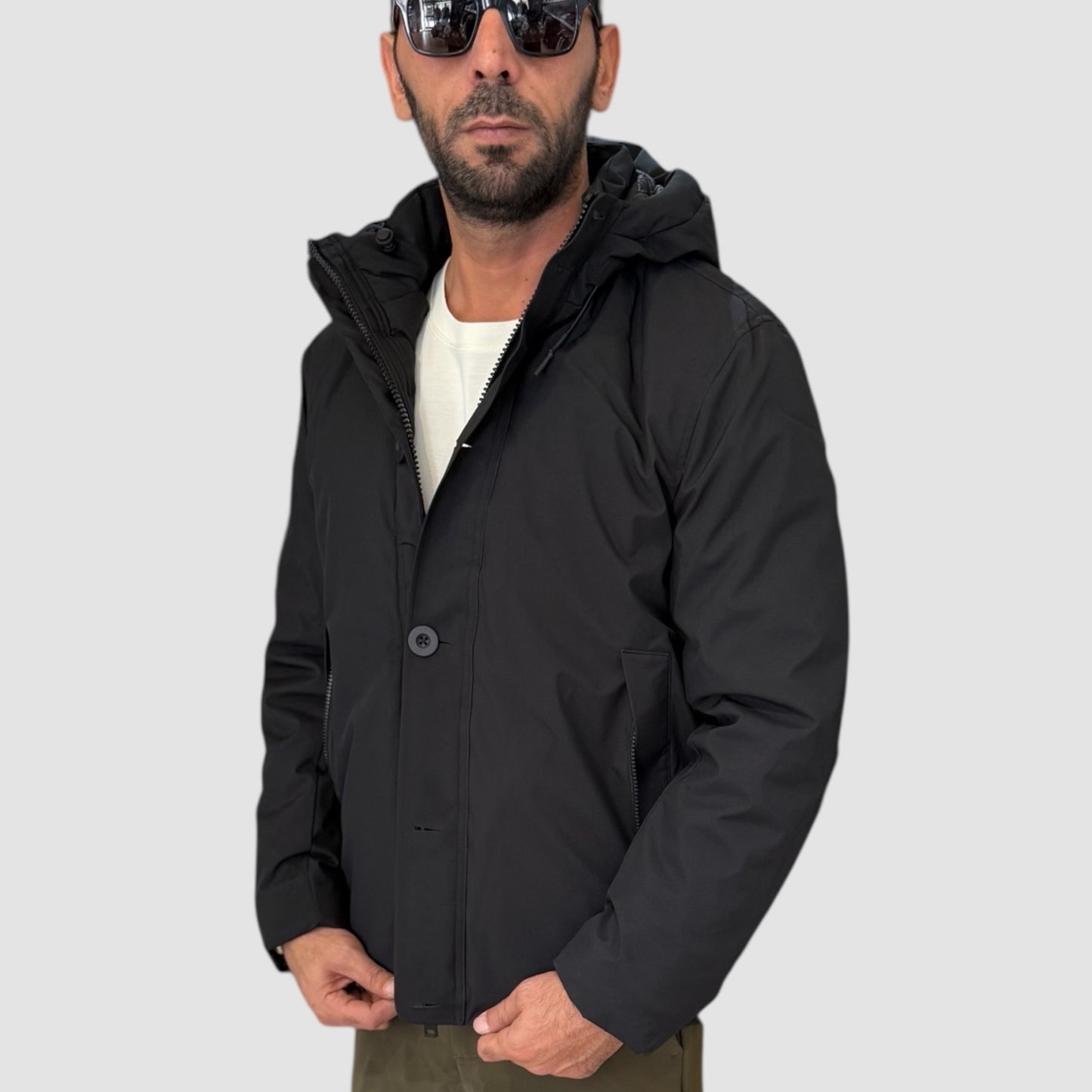 BOMBER CON CAPPUCCIO GALERIE'